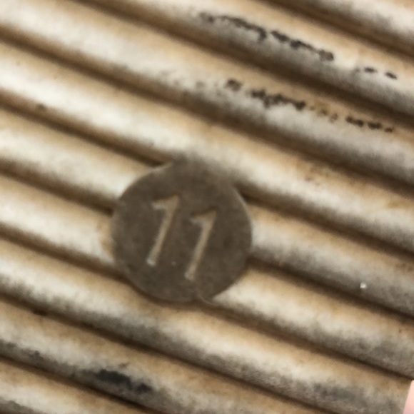 AMERICAN EAGLE GOLD FLIP FLOPS SIZE 11 - Picture 6 of 6